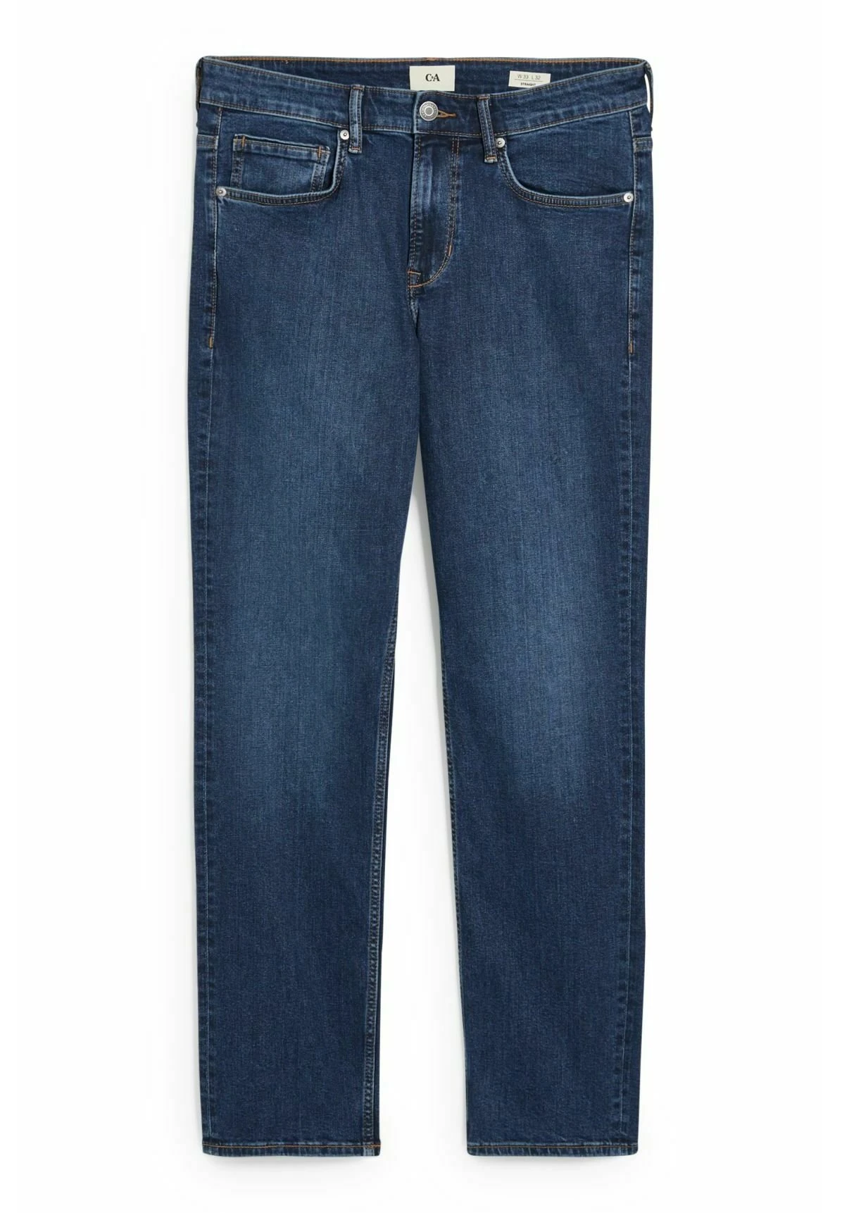 Straight Leg Jeans - Denim Dark Blue 7 Straight Leg Jeans - Denim Dark Blue - Afbeelding 5