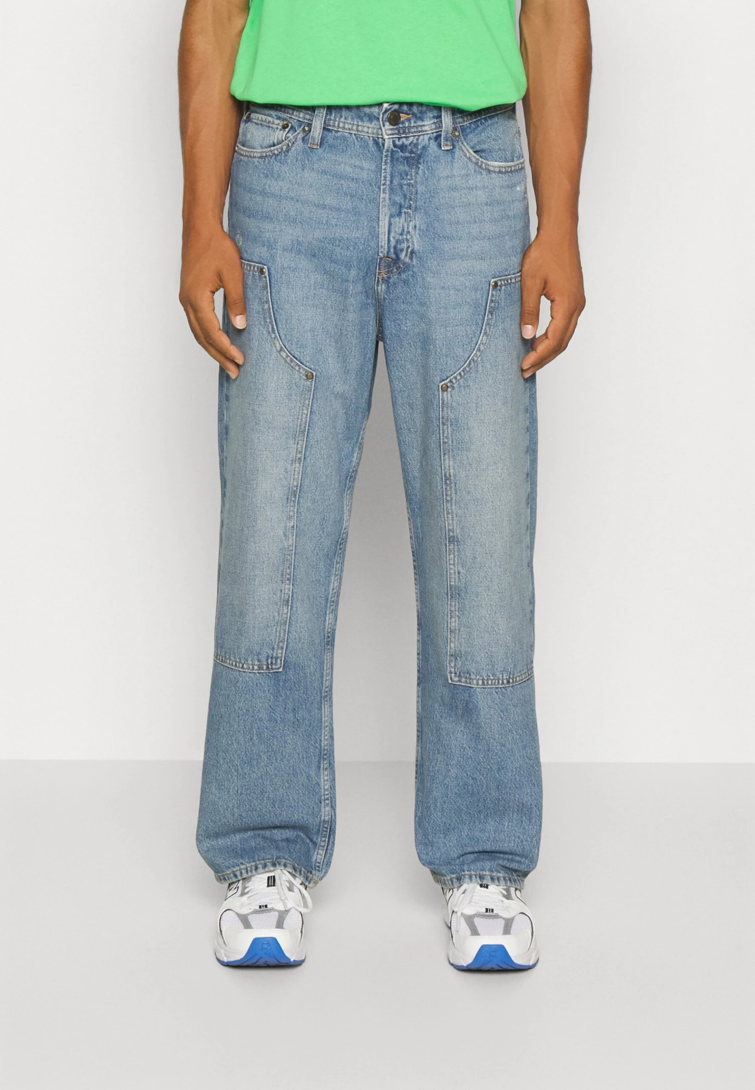 Jack & Jones Jjialex Jjcarpenter- Relaxed Fit Jeans - Blue Denim 3 Jack & Jones Jjialex Jjcarpenter- Relaxed Fit Jeans - Blue Denim