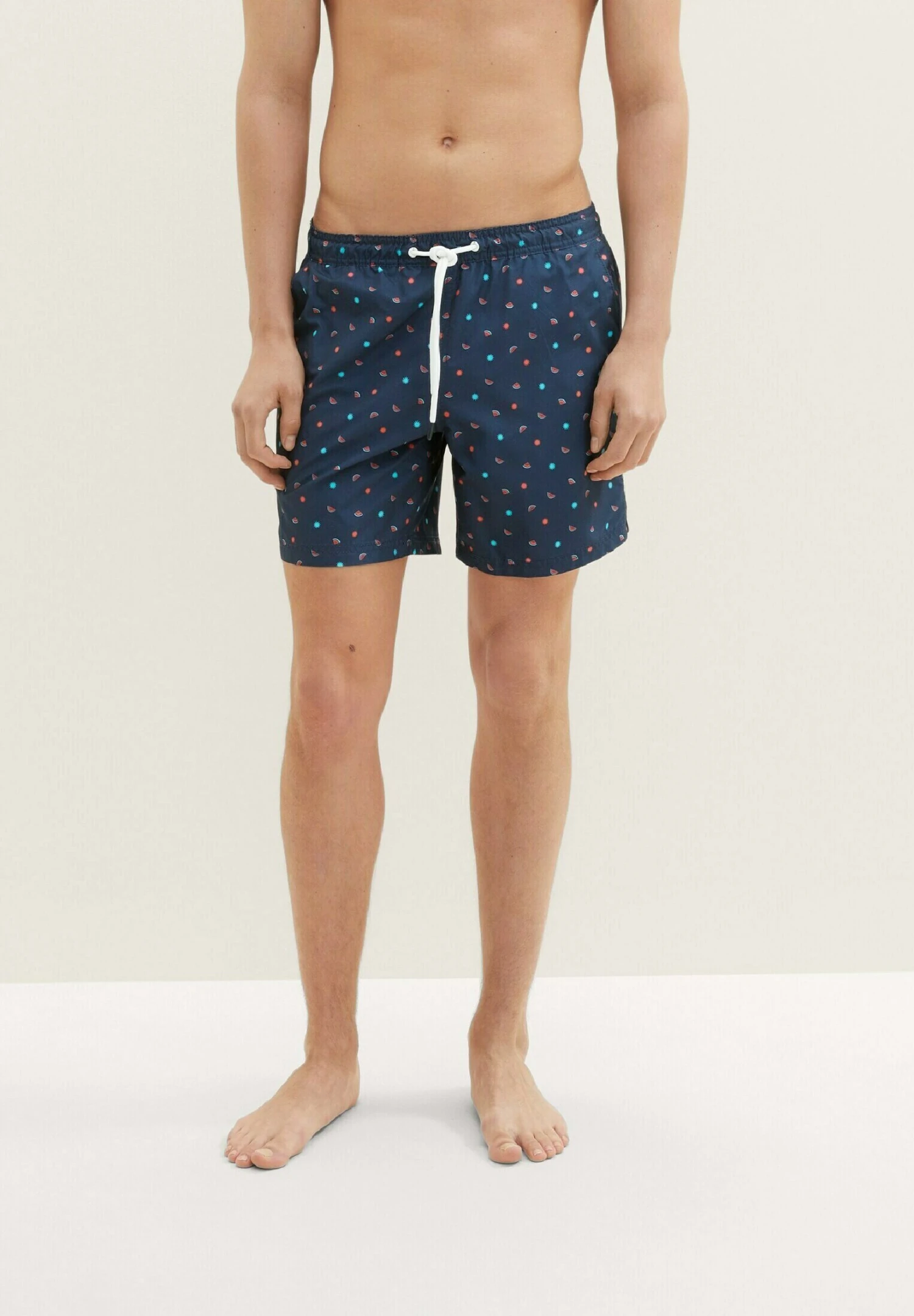TOM TAILOR Denim Mit Allover-Print - Zwemshorts - Navy Melon Sun Print 7 TOM TAILOR Denim Mit Allover-Print - Zwemshorts - Navy Melon Sun Print - Afbeelding 5