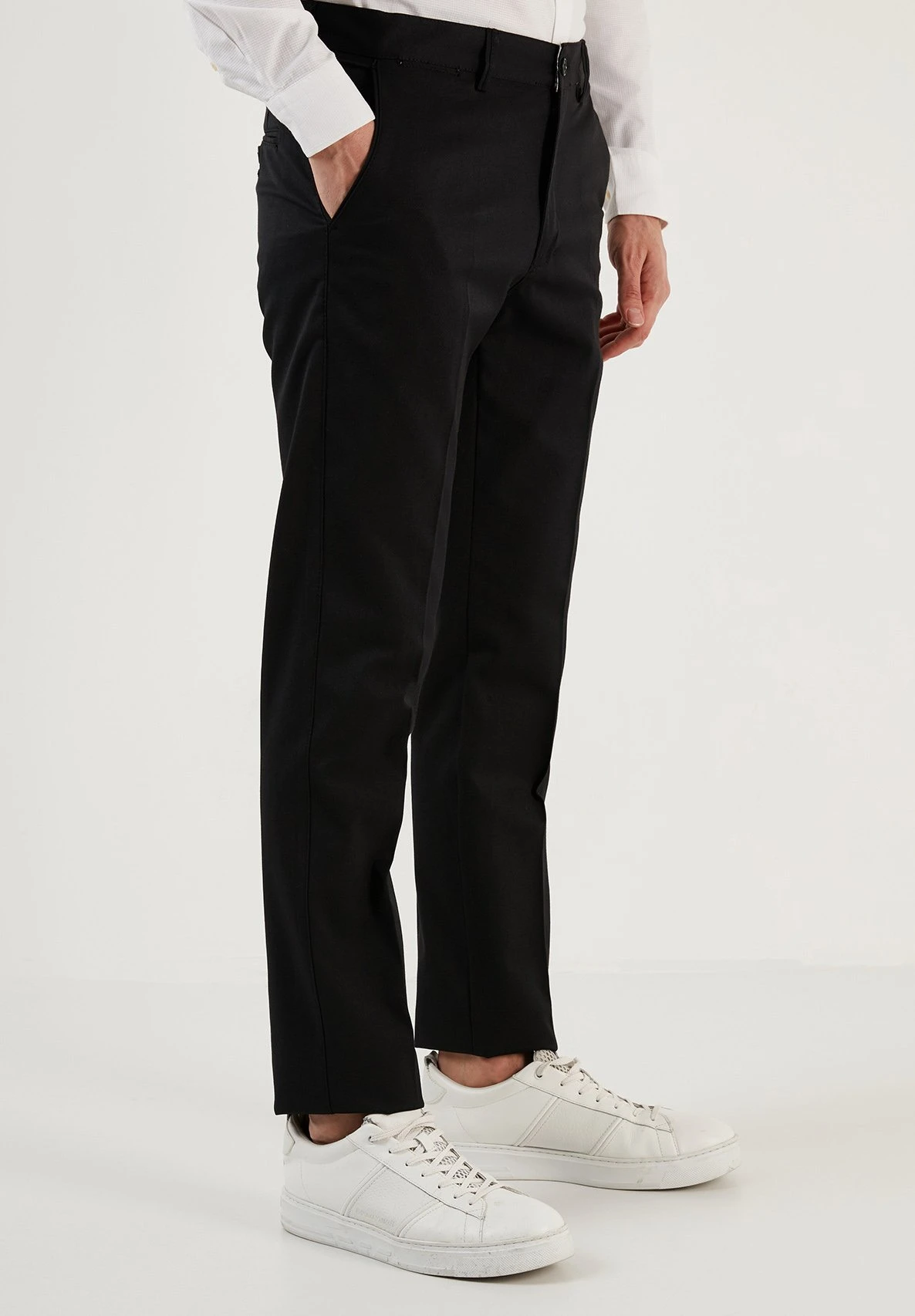 Regular Fit - Broek - Black 6 Regular Fit - Broek - Black - Afbeelding 4