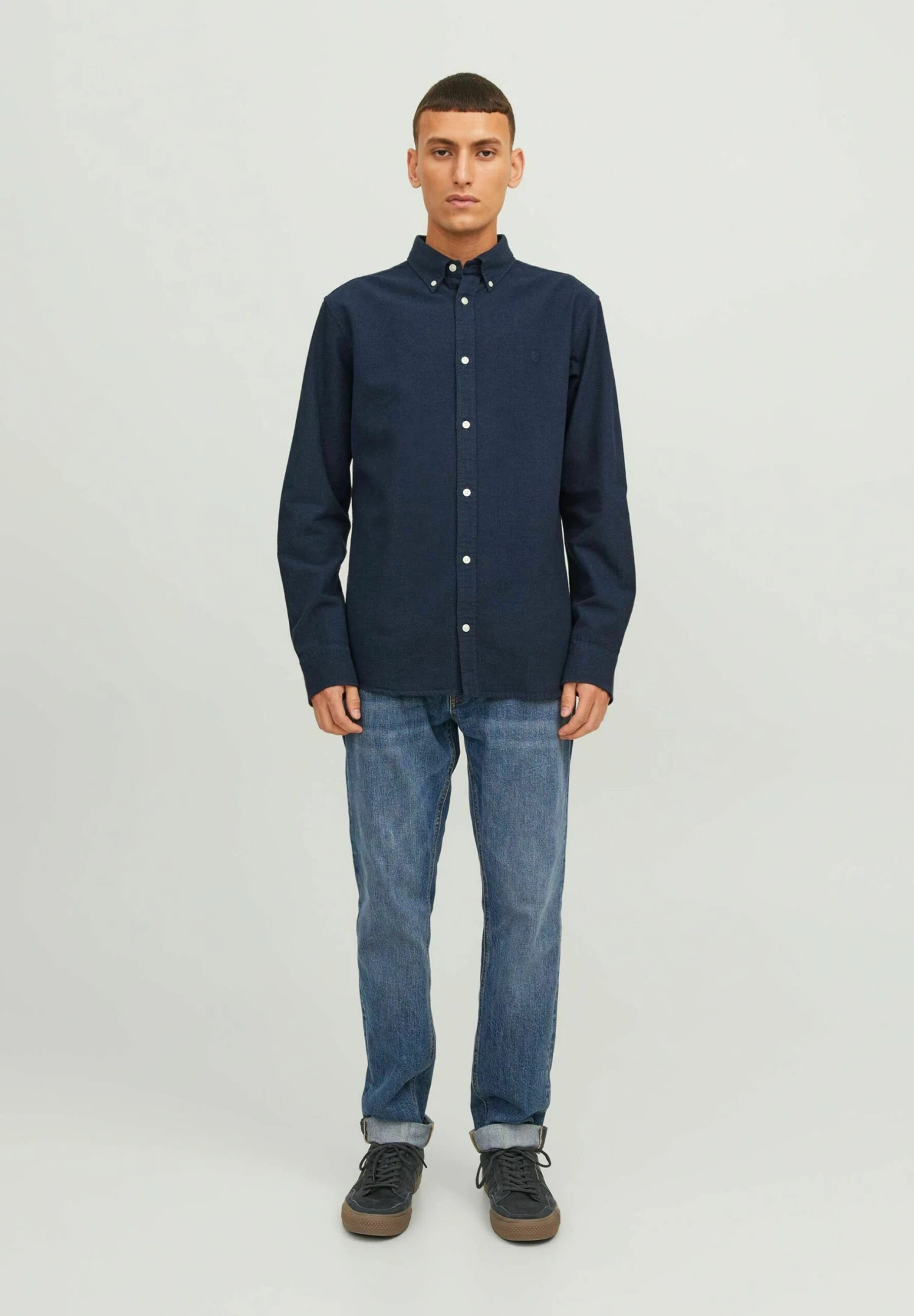 JACK&JONES Premium Logo - Overhemd - Perfect Navy 4 JACK&JONES Premium Logo - Overhemd - Perfect Navy - Afbeelding 2