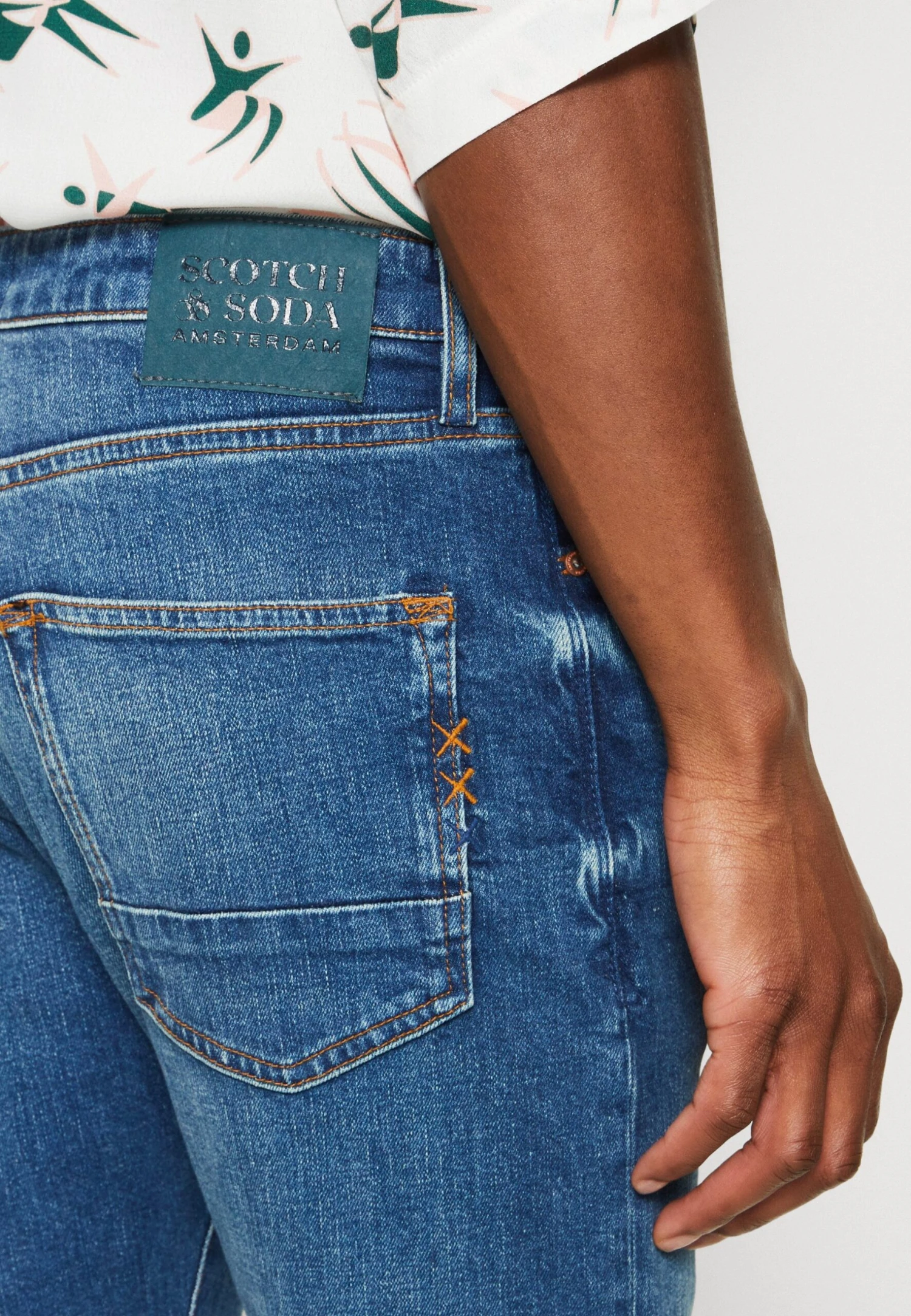 Scotch & Soda Skim- Jeans Skinny Fit - Blauw Breath 8 Scotch & Soda Skim- Jeans Skinny Fit - Blauw Breath - Afbeelding 6