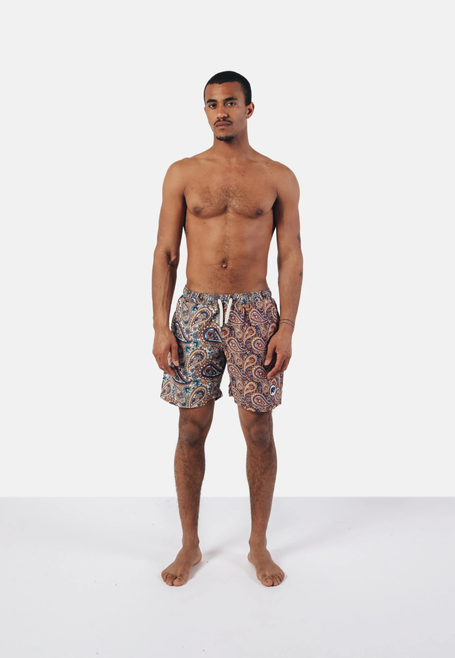 Seaqual Yarn - Zwemshorts - Paisley Blue 3 Seaqual Yarn - Zwemshorts - Paisley Blue