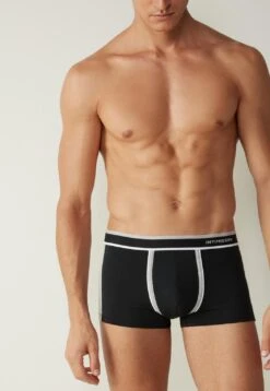 Intimissimi Supima Stretch - Boxershort - Schwarz Black/Light Grey Blend