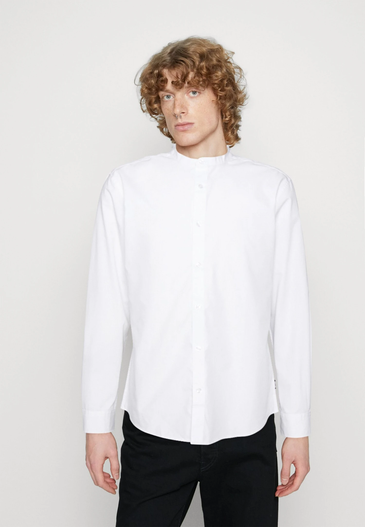 Only & Sons Onssane Mao Solid - Overhemd - White 3 Only & Sons Onssane Mao Solid - Overhemd - White