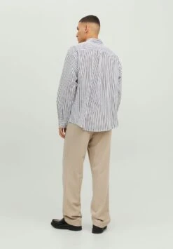 Jack & Jones Jorbill Oversize Unisex - Overhemd - Bright White Stripe -Jack and Jones Verkoopwinkel fcf4f552664a43dbbb6fe73f070df84c