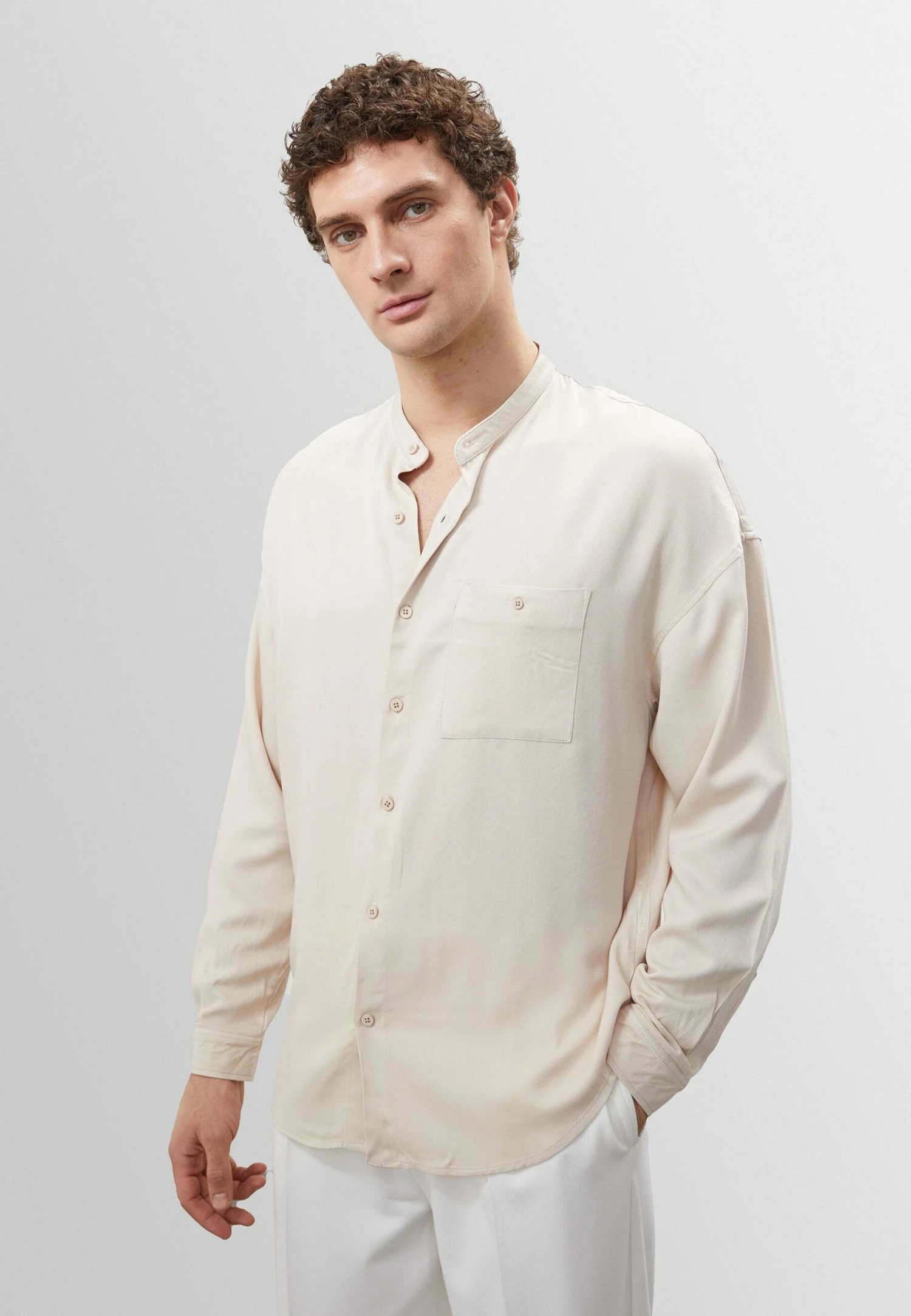 Standing - Overhemd - Beige 3 Standing - Overhemd - Beige