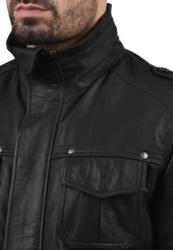 Solid Sdcamash - Leren Jas - Black 10 Solid Sdcamash - Leren Jas - Black -Jack and Jones Verkoopwinkel fd743e955b6a444cafd13ac674c40df0