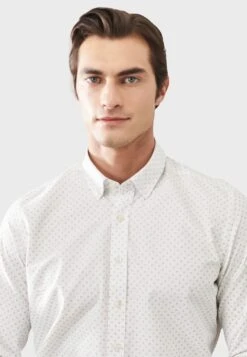 Slim Fit Printed - Overhemd - White Dark Beige 6 Slim Fit Printed - Overhemd - White Dark Beige -Jack and Jones Verkoopwinkel febfdac6f83a489cb6336a22493f3607