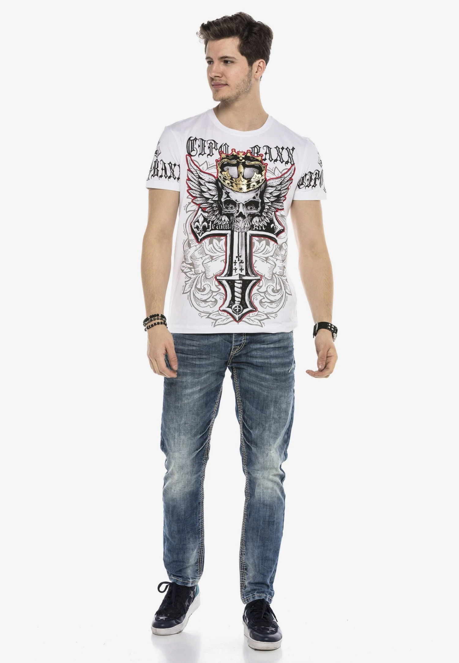 Cipo & Baxx Relaxed Fit Jeans - Blau 4 Cipo & Baxx Relaxed Fit Jeans - Blau - Afbeelding 2