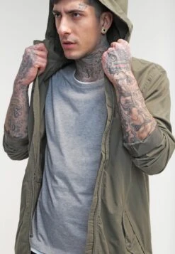 Pier One Parka - Khaki -Jack and Jones Verkoopwinkel ffa45efc2dcd46dca209c3efa063c7ea